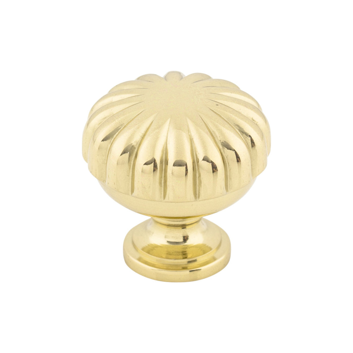 Top Knobs Somerset Knob Polished Brass 1-1/4 in. Diameter Melon Style