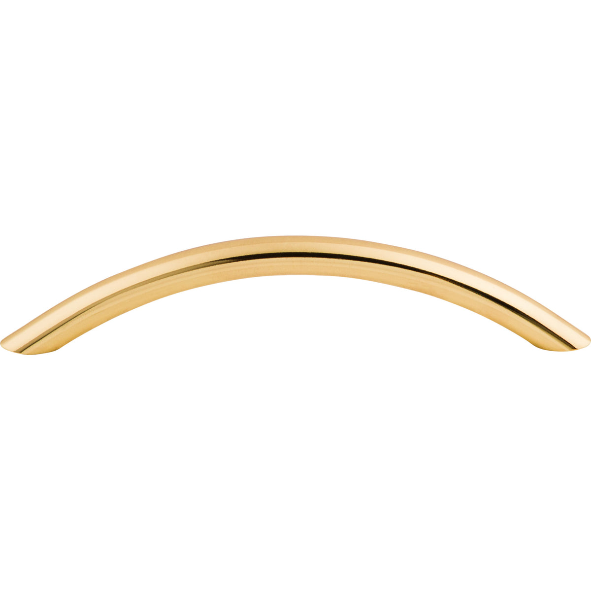 Top Knobs Curved Wire Pull Polished Brass 5-1/16 in. Center-to-Center