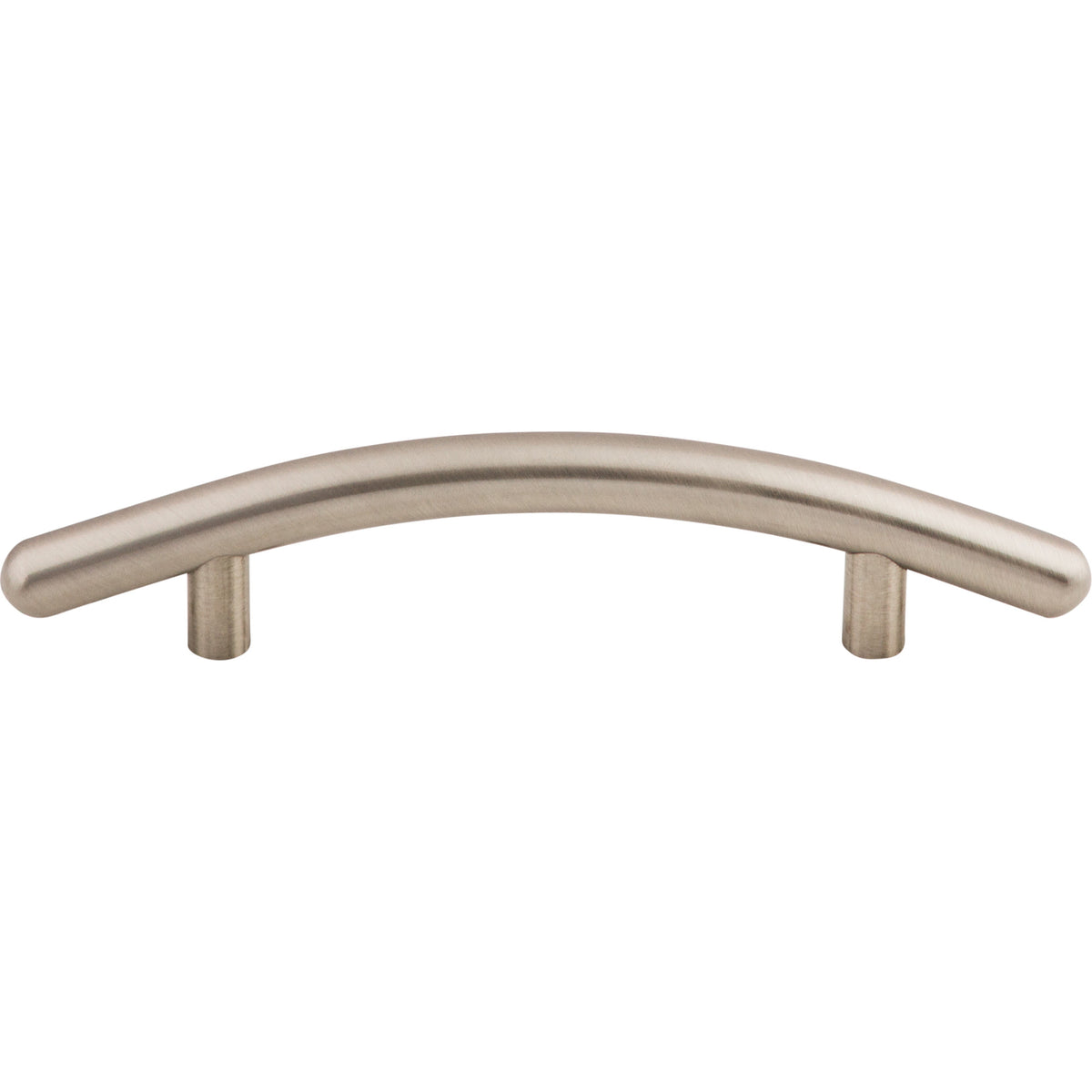 Top Knobs Nouveau Curved Bar Pull Satin Nickel 3-3/4 in. Center-to-Center