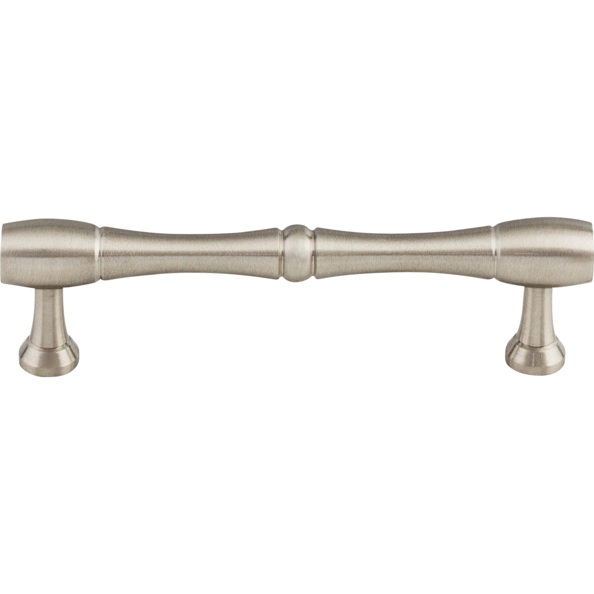 Top Knobs Appliance Nouveau Bamboo Door Pull Satin Nickel 3-3/4 in. Center-to-Center