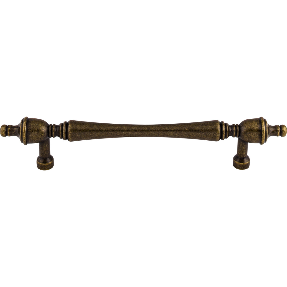 Top Knobs Somerset Finial Door Pull German Bronze 7 in. Center-to-Center