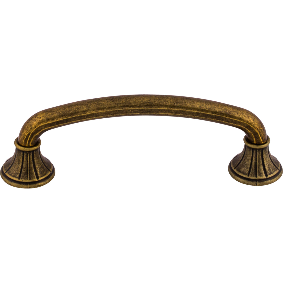Top Knobs Edwardian Lund Pull German Bronze 4 in. Center-to-Center