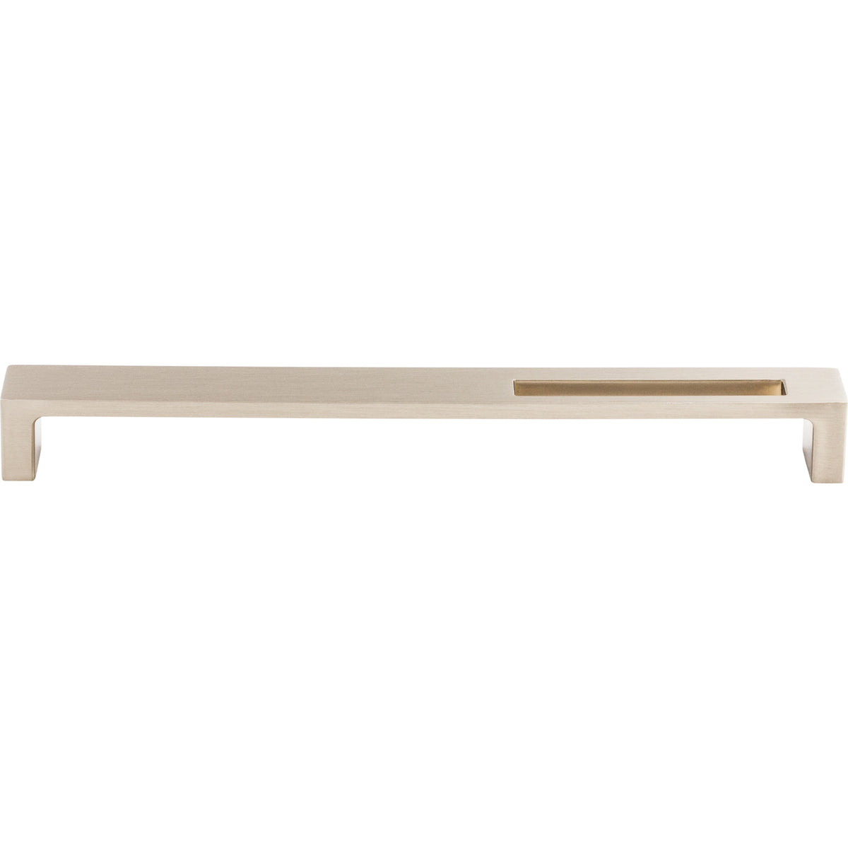 Top Knobs Sanctuary Ii Modern Metro Slot Pull Satin Nickel 9 in. Center-to-Center