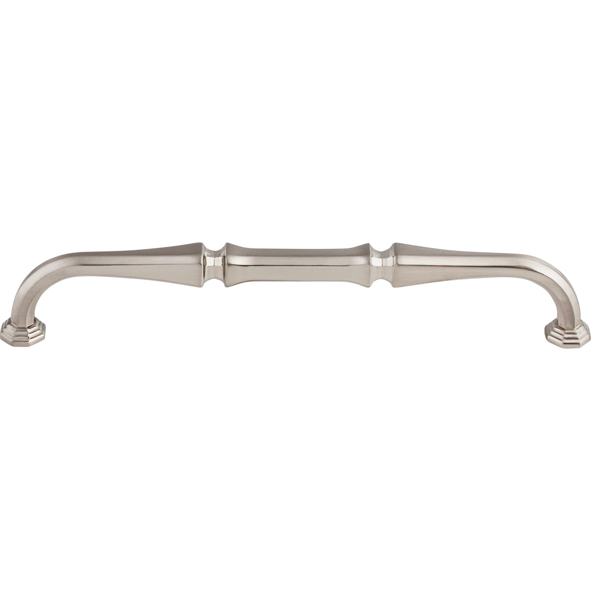 Top Knobs Chareau (R) Chalet Pull Satin Nickel 7 in. Center-to-Center