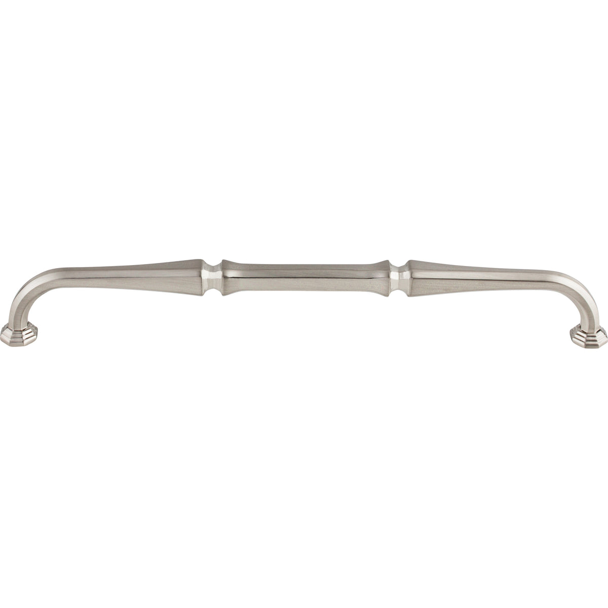 Top Knobs Chareau (R) Chalet Pull Satin Nickel 9 in. Center-to-Center