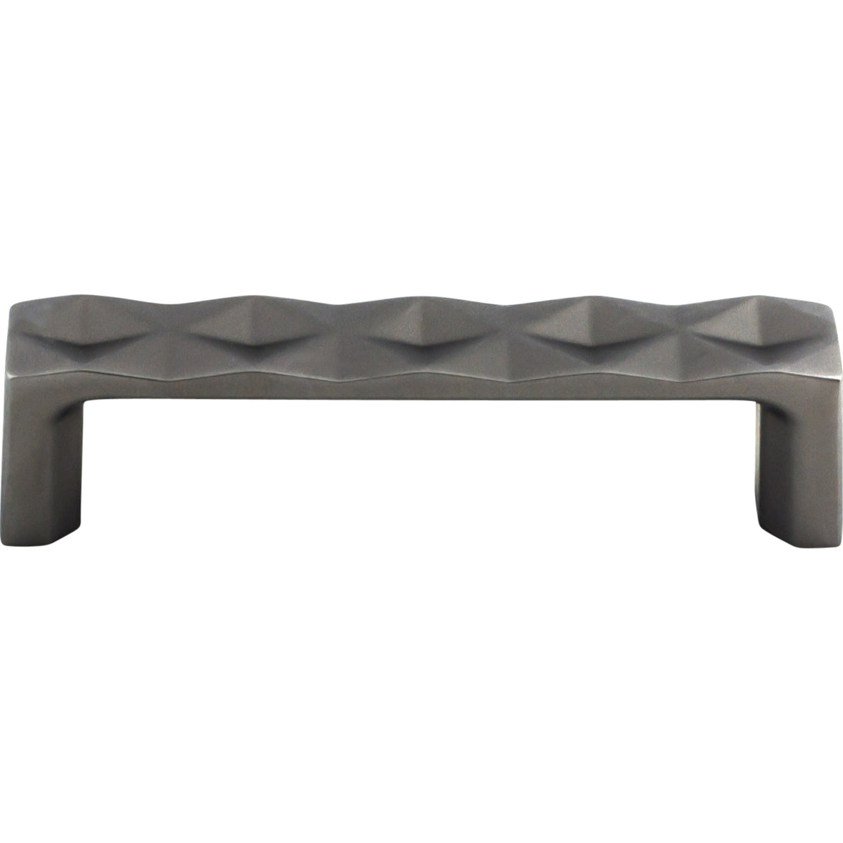 Top Knobs Mercer Quilted Pull Ash Gray 3-3/4 in. Center-to-Center