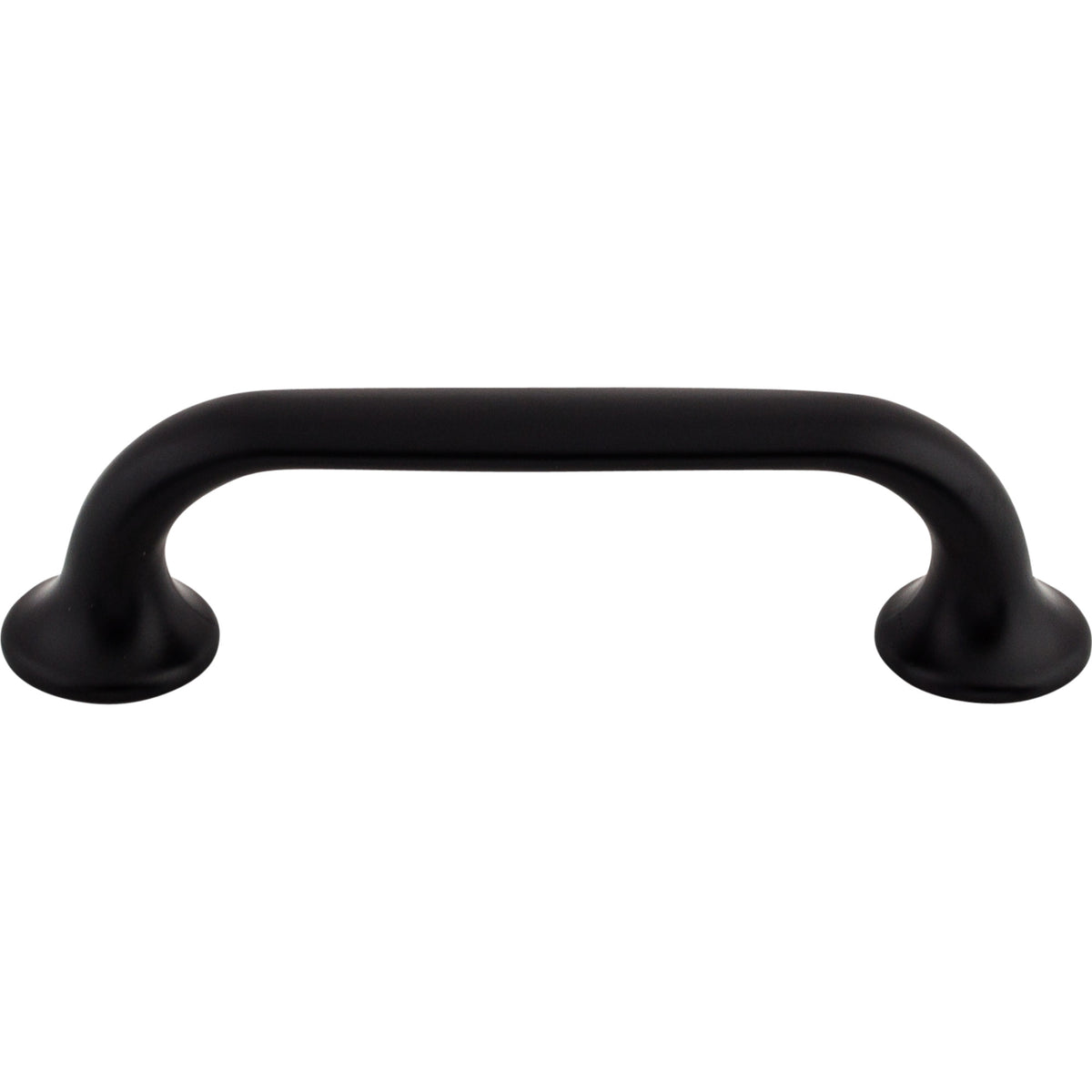 Top Knobs Mercer Oculus Oval Pull Flat Black 3-3/4 in. Center-to-Center