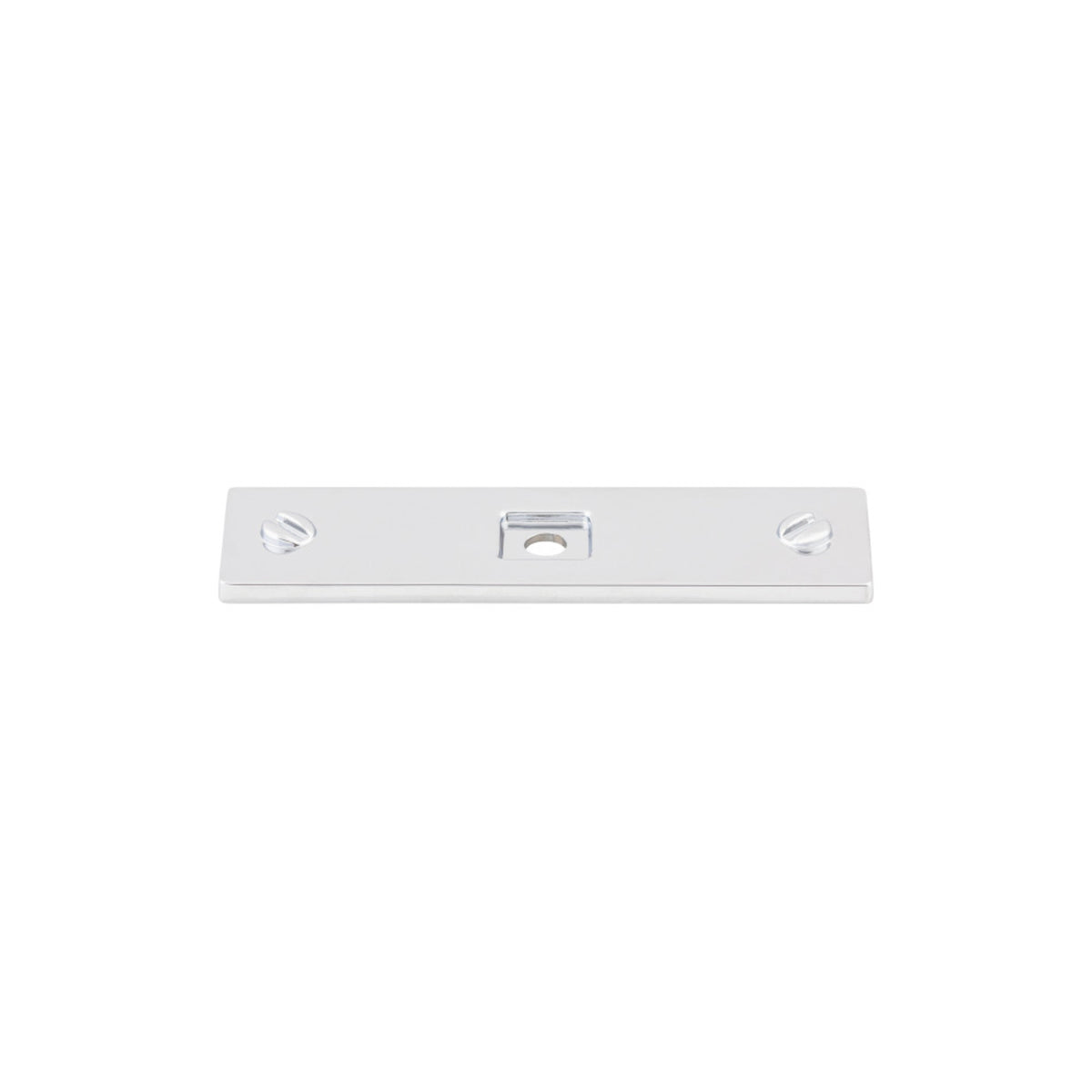 Top Knobs Barrington Backplate 3 in. length, Polished Chrome