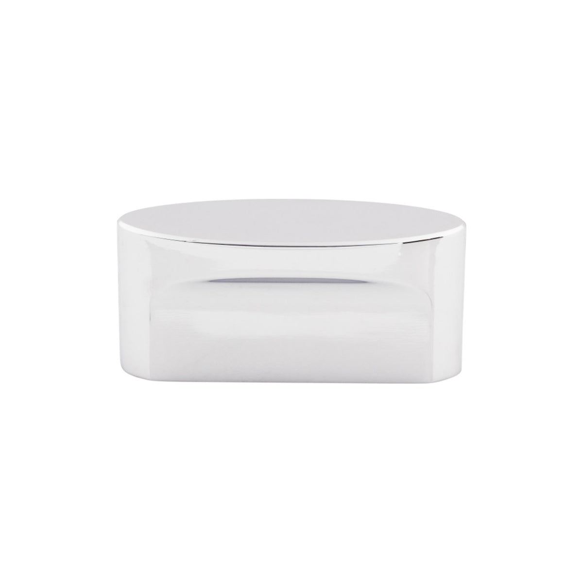 Top Knobs Sanctuary Oval Slot Knob Polished Chrome 1-1/2 in. Diameter