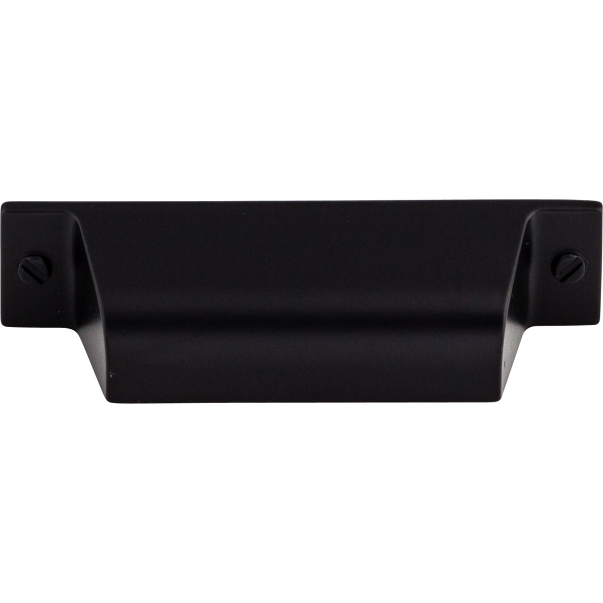 Top Knobs Barrington Channing Cup Pull Flat Black 2-3/4 in. Center-to-Center
