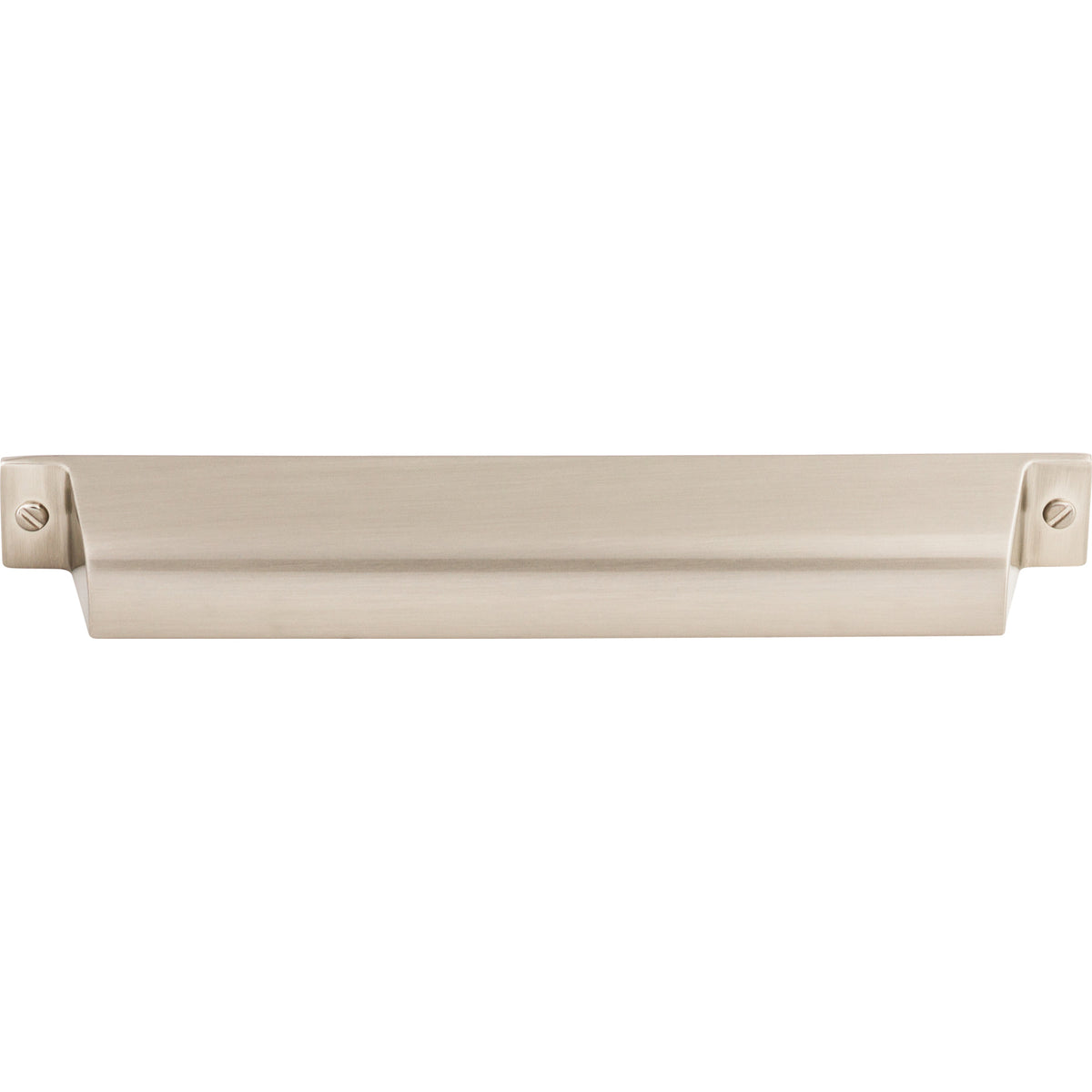 Top Knobs Barrington Channing Cup Pull Satin Nickel 7 in. Center-to-Center