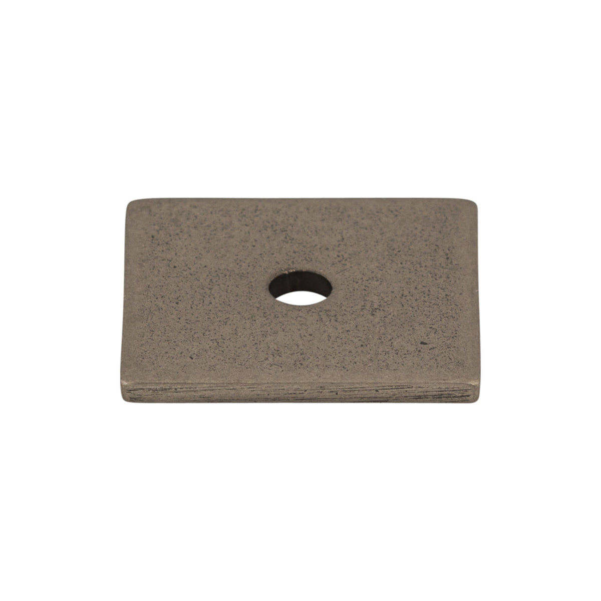 Top Knobs Square Backplate Antique Pewter 1 in. Center-to-Center