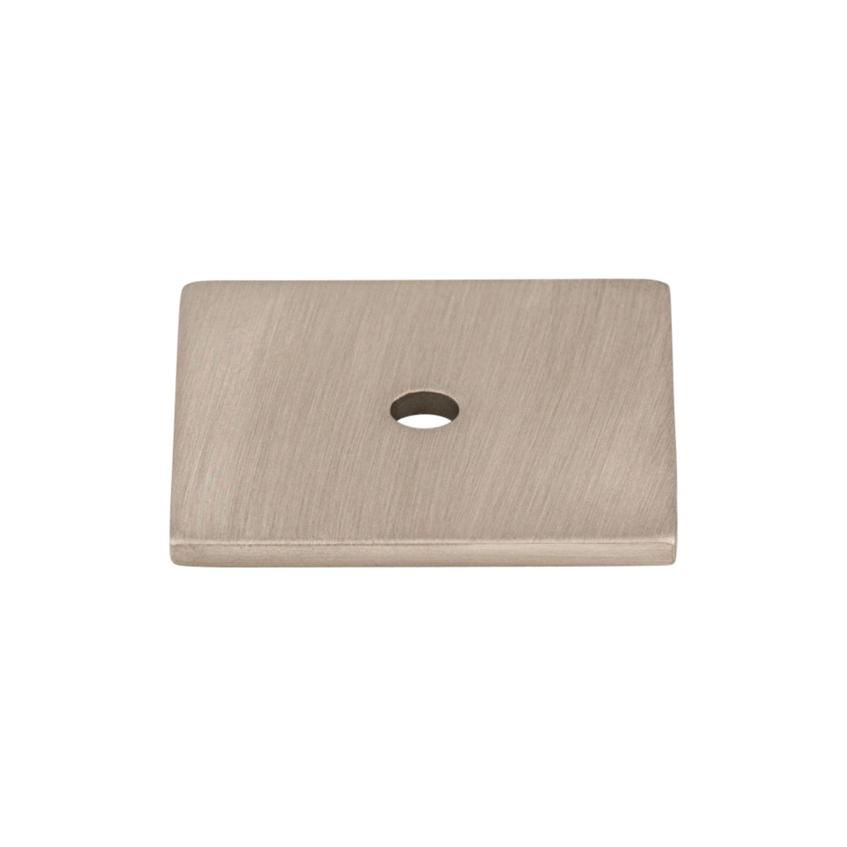 Top Knobs Square Backplate Satin Nickel 1-1/4 in. Center-to-Center
