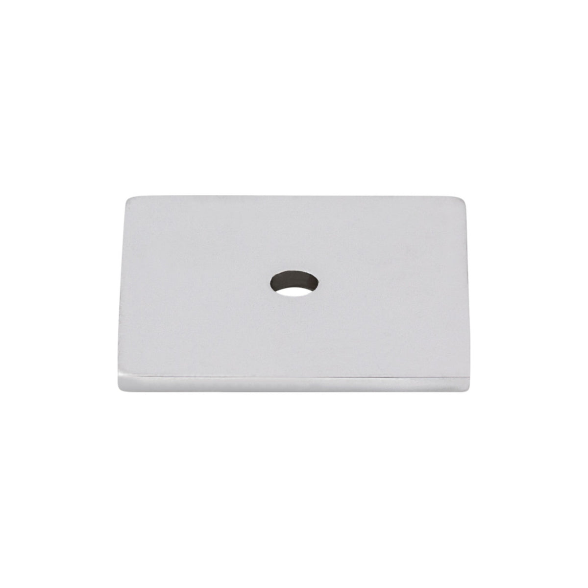 Top Knobs Square Backplate Polished Chrome 1-1/4 in. Center-to-Center