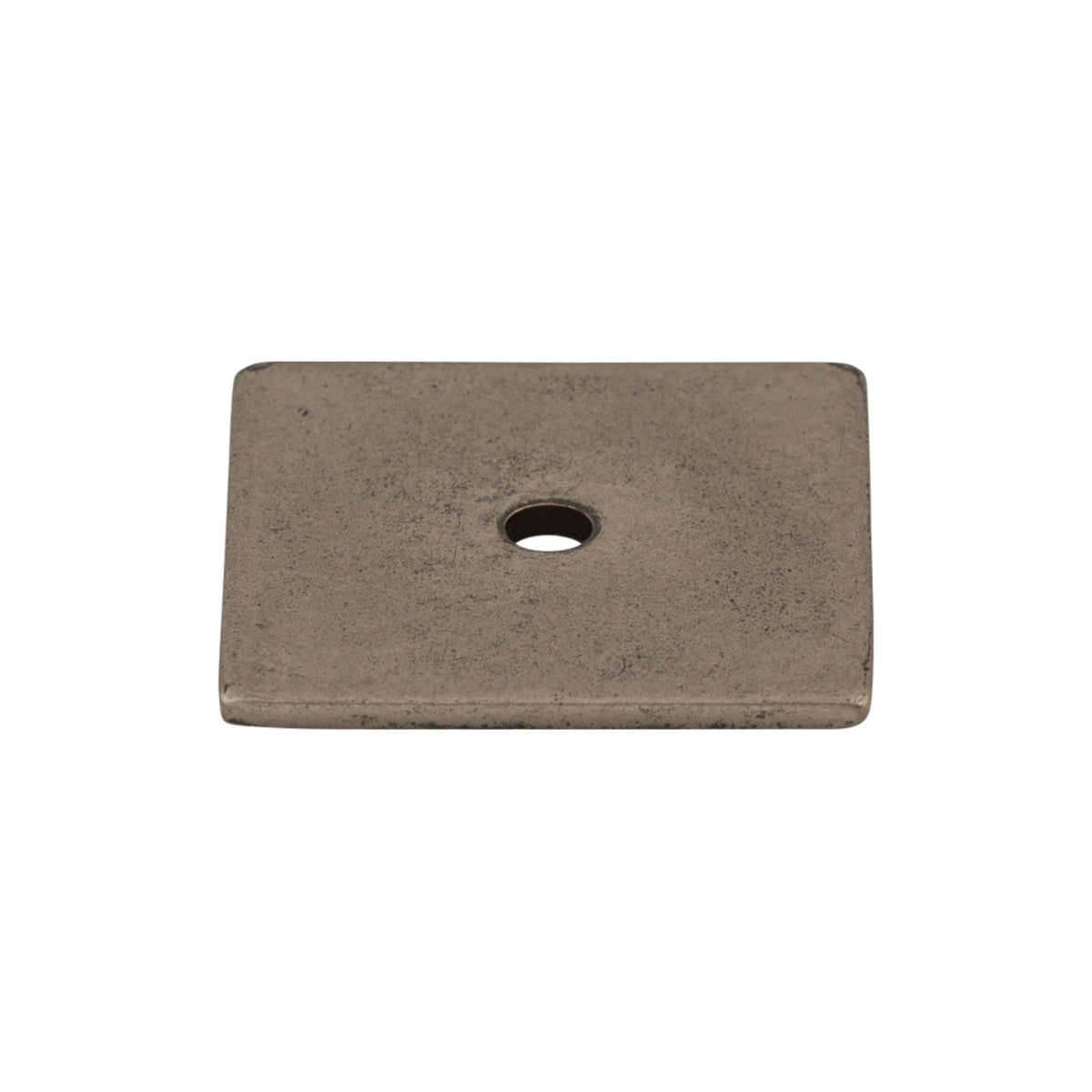 Top Knobs Square Backplate Antique Pewter 1-1/4 in. Center-to-Center