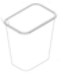 Trash Can (Fits B18-Trash) - Doric by TA Cabinetry