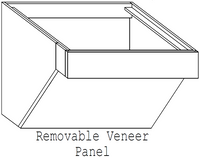 Wall Hung Vanity Sink 30 W X 23-1\2 H X 21 D - Rainier Paint by Legend