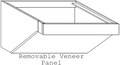 Wall Hung Sink 33 W X 23-1\2 H X 23-1\2 D - Rustic Denali Stain by Legend