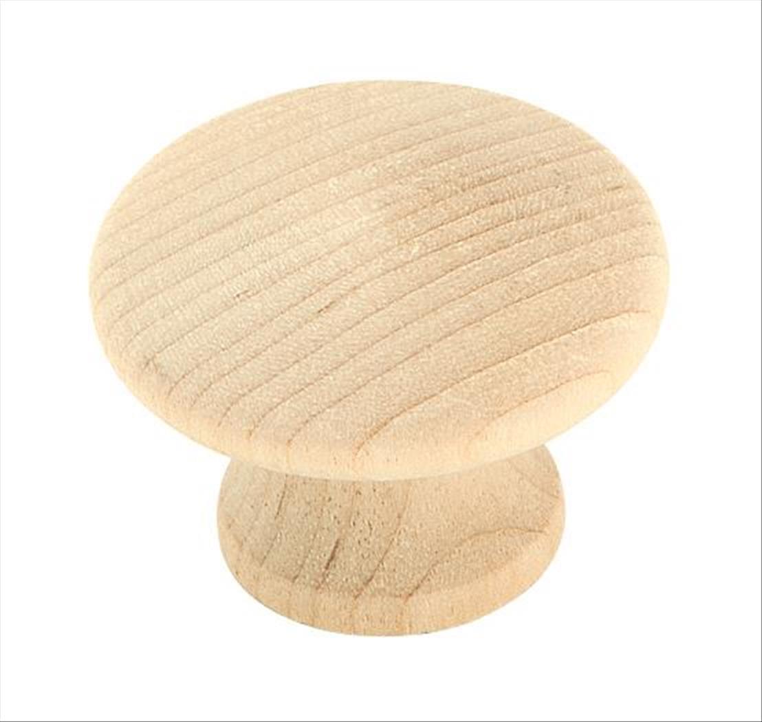 Amerock Everyday Heritage Wood Mushroom Knob