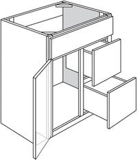 Vanity Sink Base Drawer Right 30 W X 34-1\2 H X 21 D - Essex by JSI