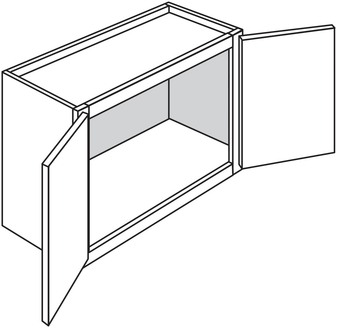 Wall 30 W X 18 H X 12 D - Trenton Slab by JSI