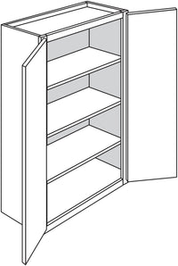 Wall Cabinet 36 W X 42 H X 12 D - Teton Stain by Legend