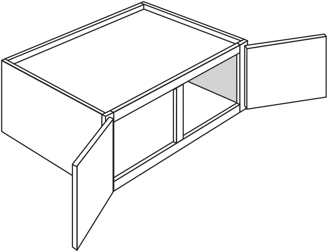 Wall Cabinet 33 W X 12 H X 24 D - Contemporary by TA Cabinetry