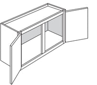 Wall Cabinet 36 W X 18 H X 12 D - Timeless Shaker by TA Cabinetry