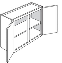 Wall Refrigerator Cabinet 37 W X 24 H X 24 D - Teton Stain by Legend