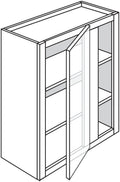 Wall Blind Corner 27 W X 30 H X 12 D - Dover Oak by JSI
