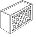 Wine Rack 30 W X 15 H X 12 D (Pre-Assembled) - Dover by JSI