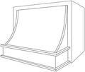 Z200 Range Hood 33 W X 30 H (Use VLB30 or SLB30 liner and blower) - Dover by JSI