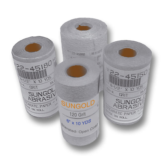 Sungold Abrasive Roll 4-1/2" x 10 Yards, PSA