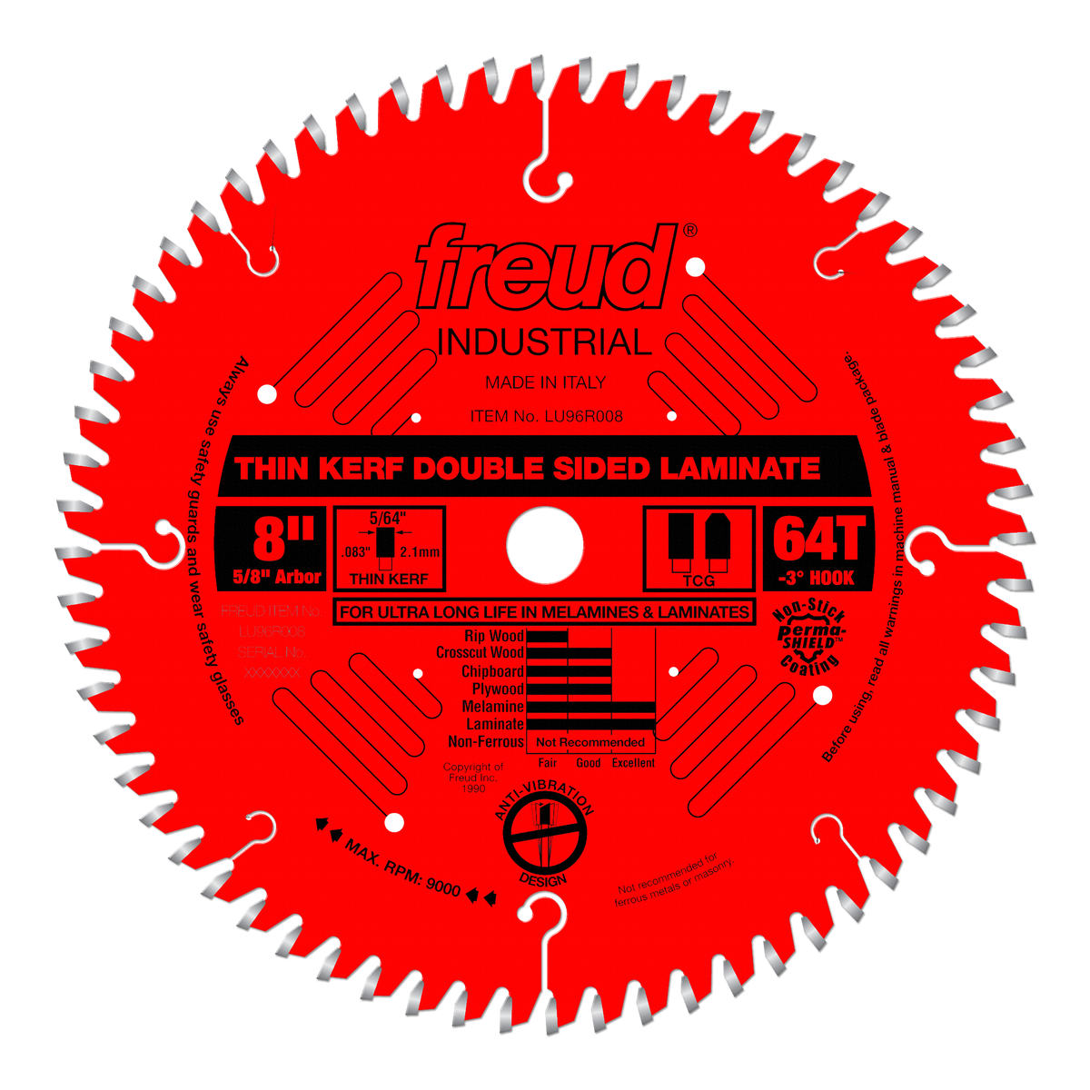 Freud Thin Kerf Double Sided Laminate/Melamine Blade