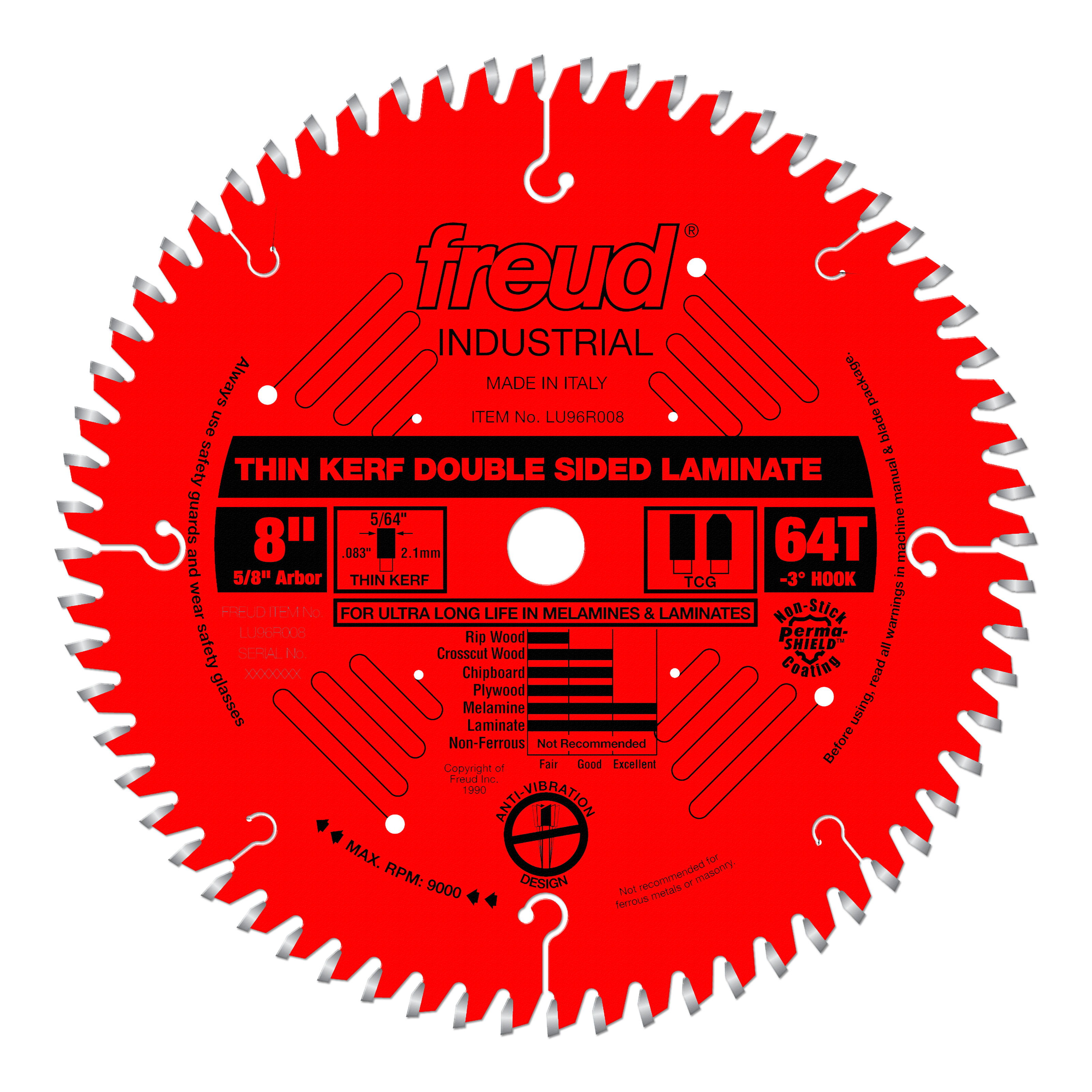 Freud Thin Kerf Double Sided Laminate/Melamine Blade