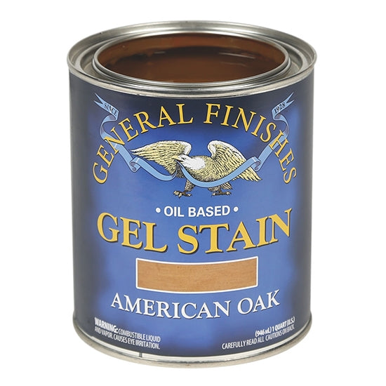General Finishes Gel Stain, American Oak, Quart