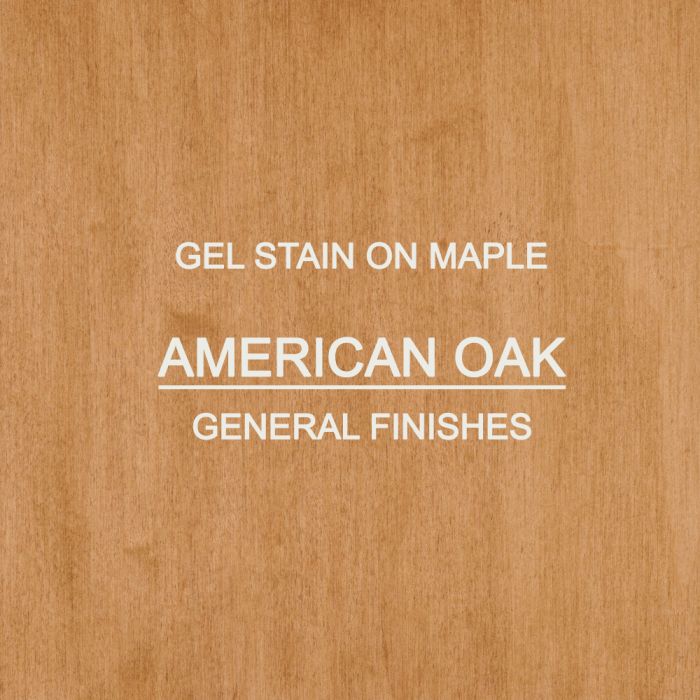 General Finishes Gel Stain, American Oak, Half Pints