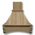 VMI Arched Corbel Hood 48" Width Hickory