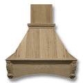 VMI Arched Corbel Island Range Hood 36" Width Cherry