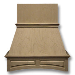 VMI Arched Raised-Panel Hood 42" Width Red Oak