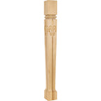Hardware Resources Bull Nose Fleur-de-Lis Post