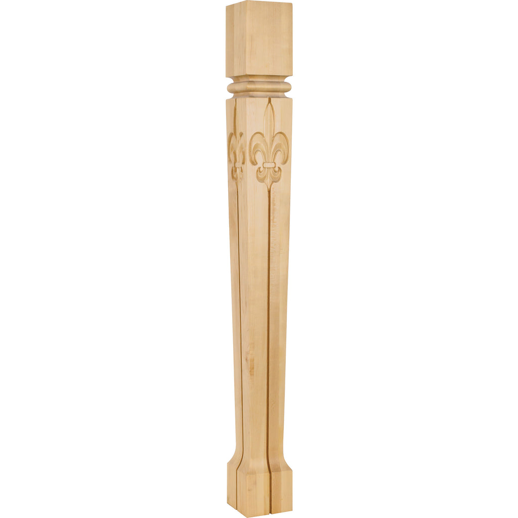 Hardware Resources Bull Nose Fleur-de-Lis Post