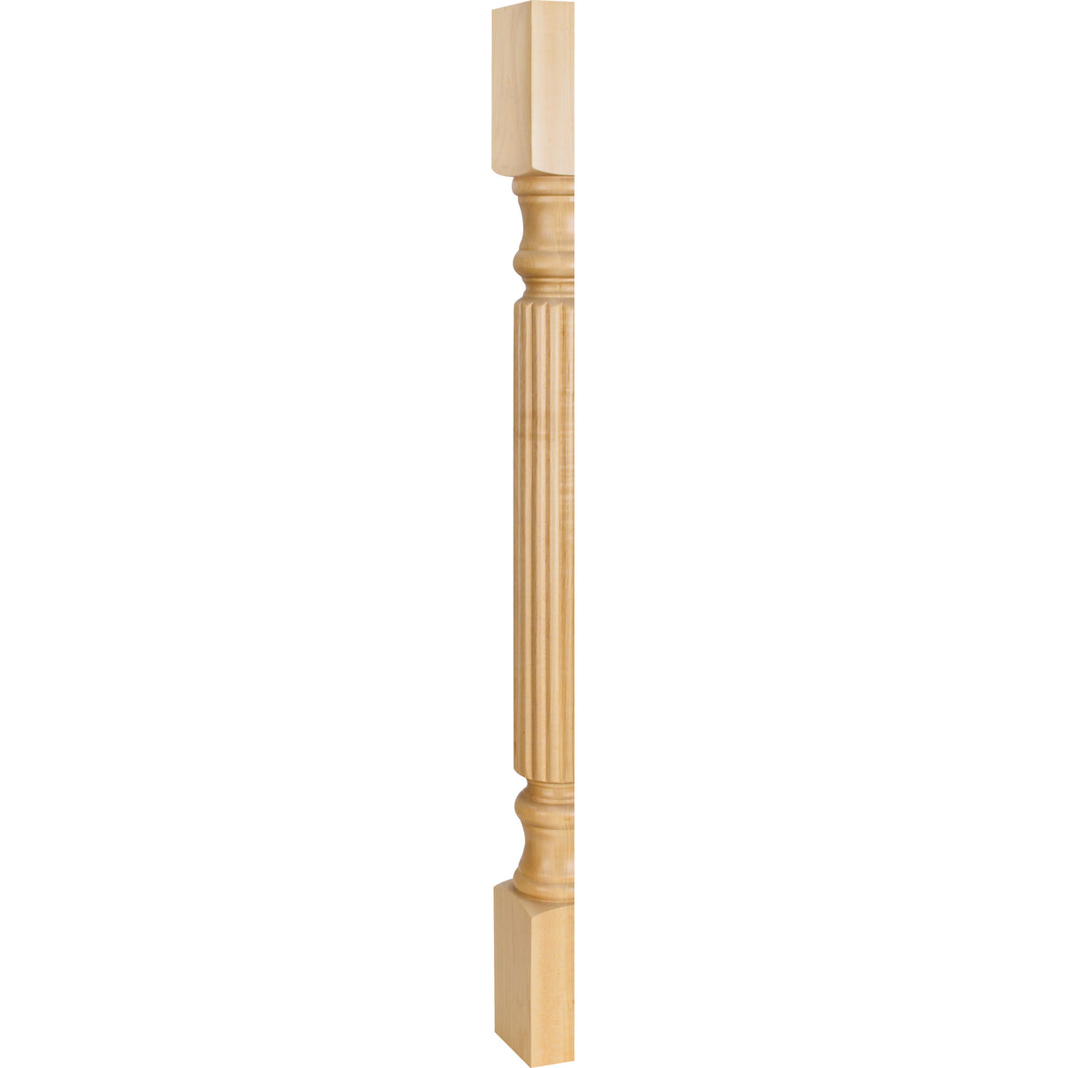 Hardware Resources Split Reed Post, Rubberwood