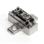 Blum Clip Wing Mounting Plate Cam Height Adjustable Screw-On Nickel Finish