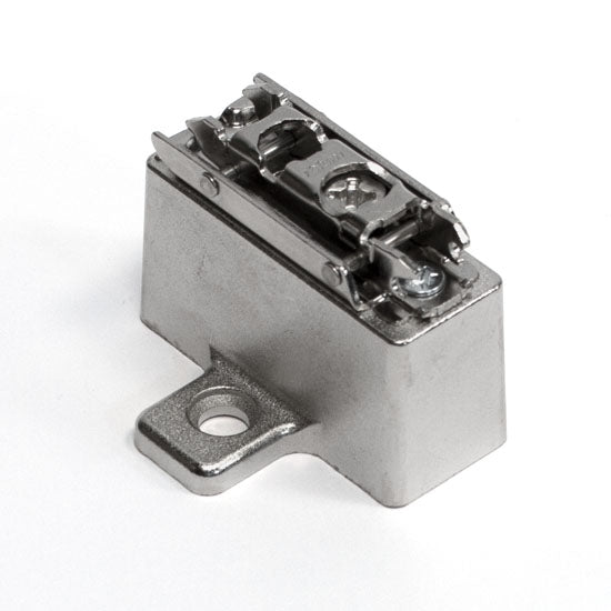 Blum Clip Wing Mounting Plate Cam Height Adjustable Screw-On Nickel Finish, 25 mm