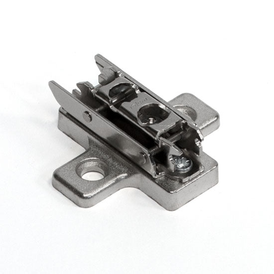 Blum Clip Wing Mounting Plate Cam Height Adjustable Screw-On Nickel Finish