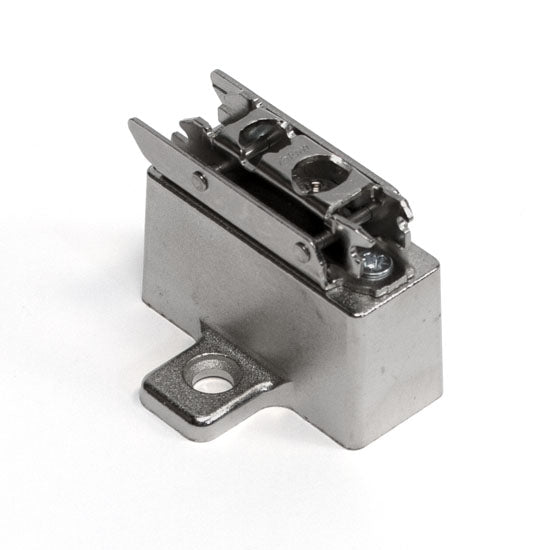 Blum Clip Wing Mounting Plate Cam Height Adjustable Screw-On Nickel Finish