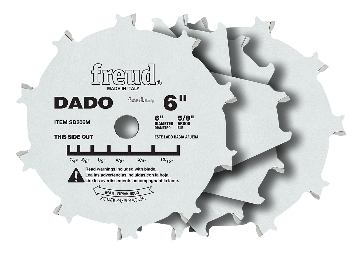 Freud 6 in. Pro Dado Set