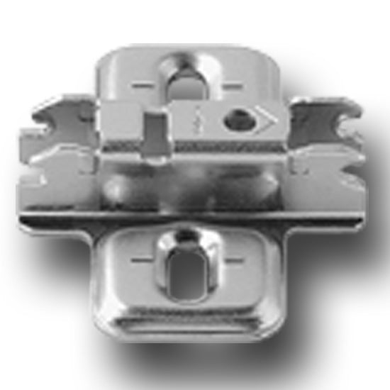 Blum Clip Mounting Plates Steel, 3 mm, #6 Mounting Screw