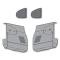 Blum Aventos Hk Top Cover Cap Set, Light Gray